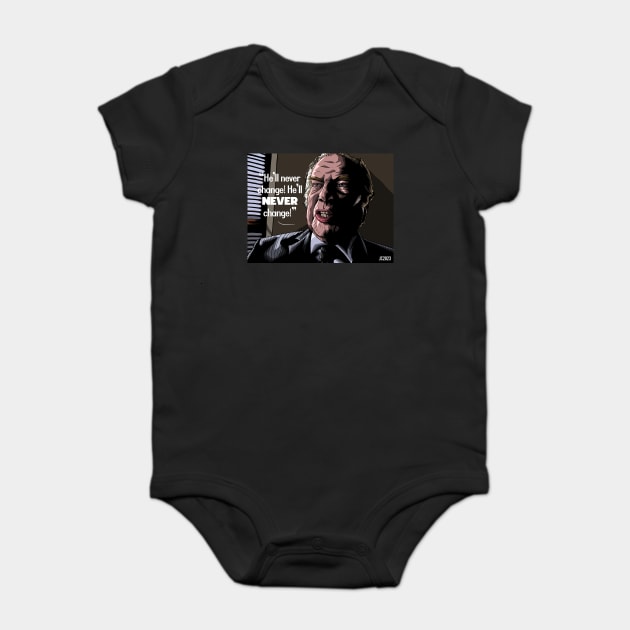 Better Call Saul “The Chicanery” Charles McGill portrait (digital) Baby Bodysuit by StagArtStudios